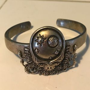 Grateful Dead Sterling Silver Cuff Bracelet