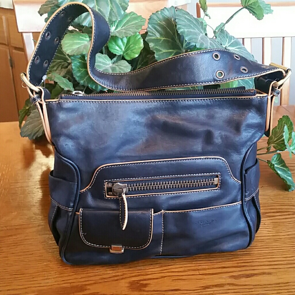 "Tosca Blu" Black Purse