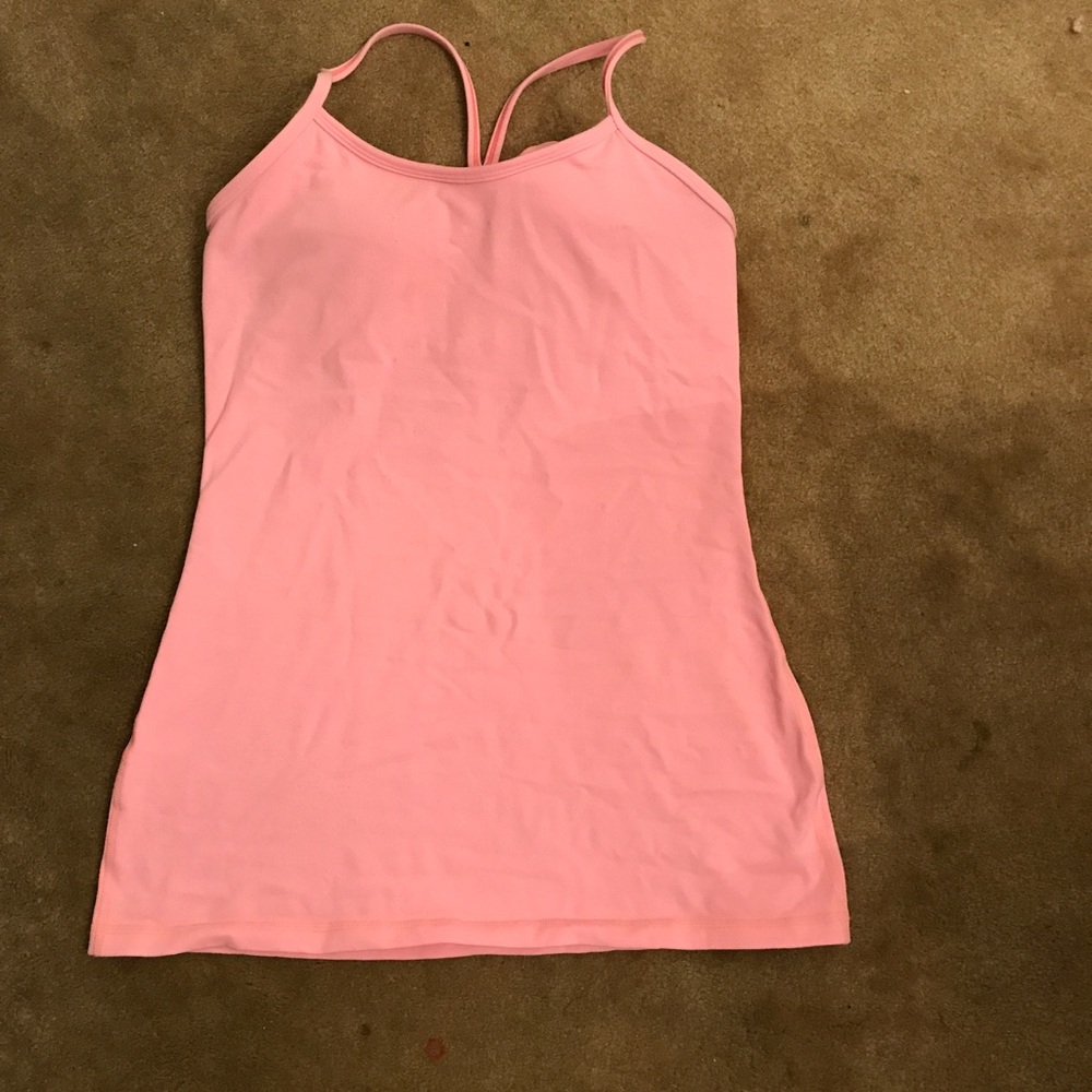 Coral/peach power Y size 6! EUC