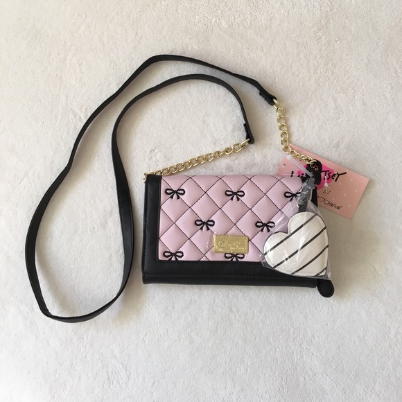 Betsey Johnson Handbags - BOWTIE CROSSBODY LUV BETSEY by BETSEY JOHNSON NWT