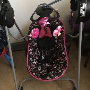 Mini mouse swing for baby girl 0-5months old.