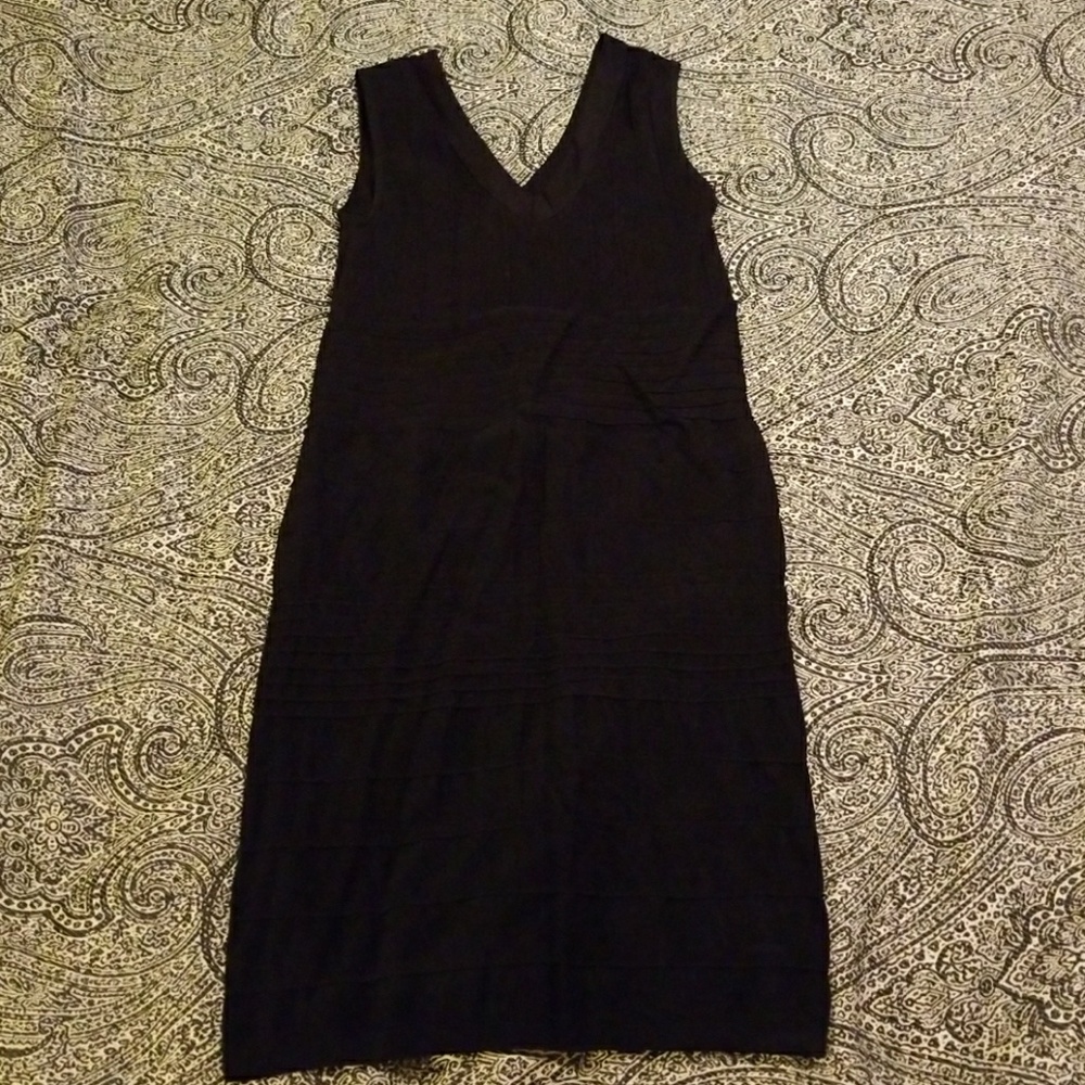 Black stretch dress