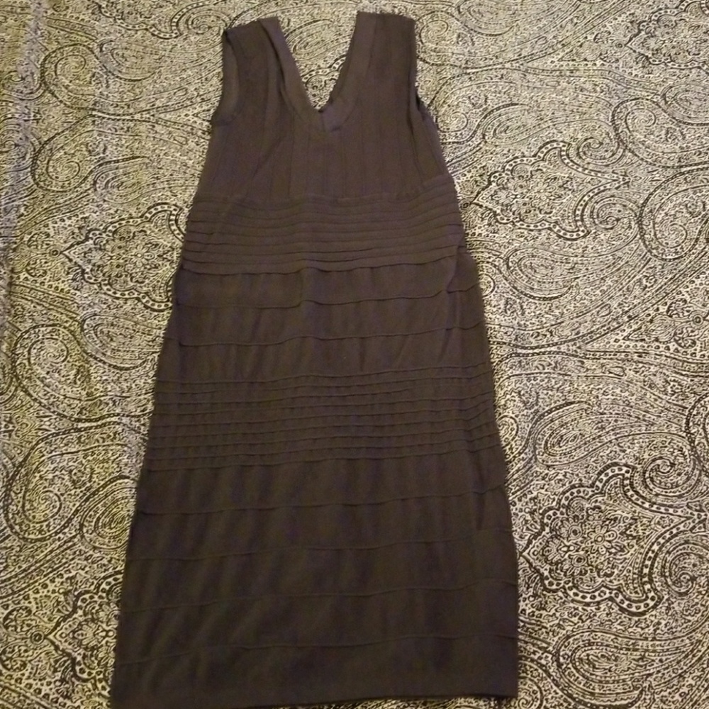 Gray stretch dress