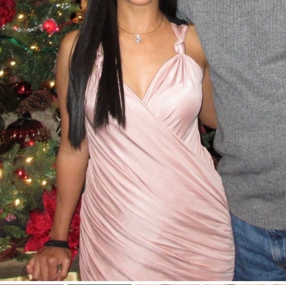 Blush Pink Wrap dress