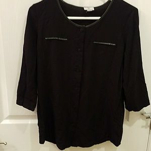 Black Worthington blouse, size M.