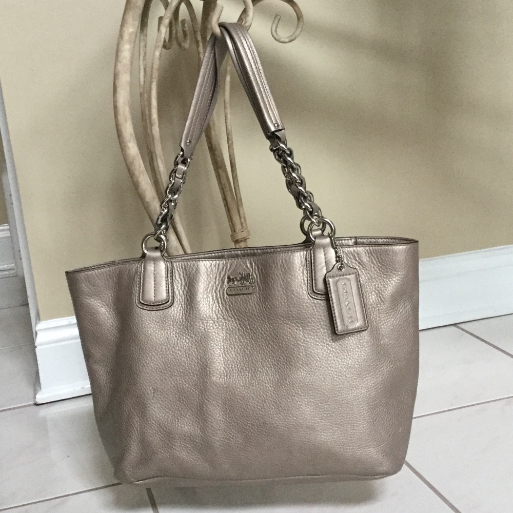 Metallic Coach Bag