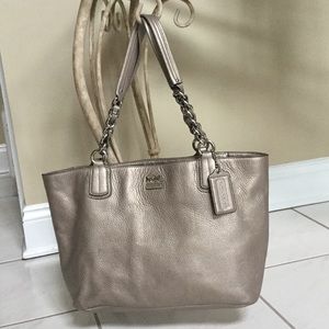 Metallic Coach Bag
