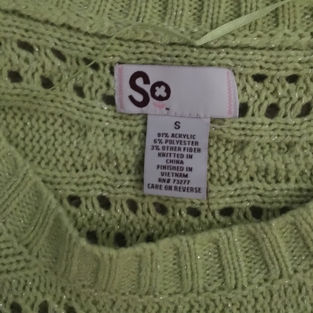 Lime sweater - Picture 2 of 2