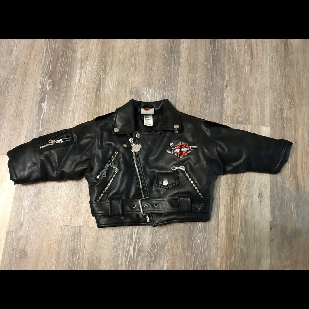 Boys 2T Harley-Davidson jacket.