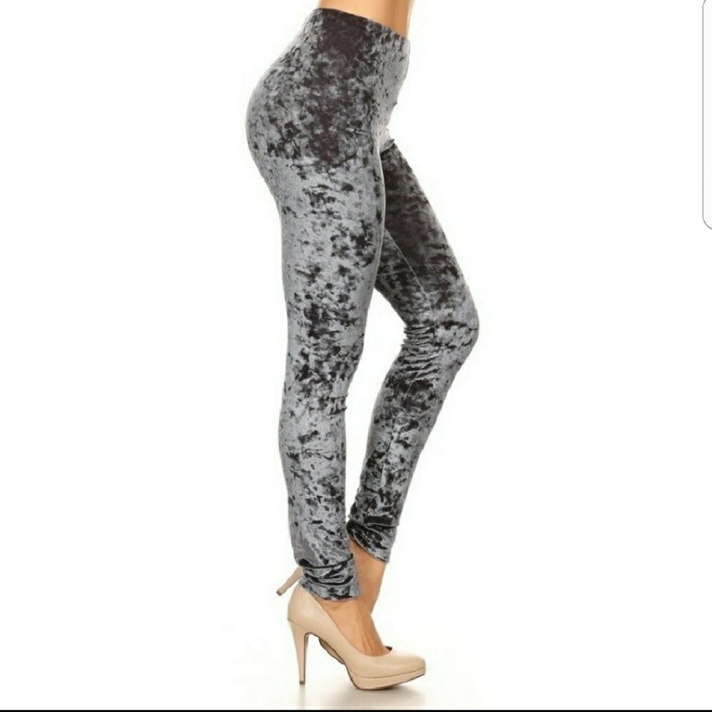 Final Drop Crushed velvet leggings