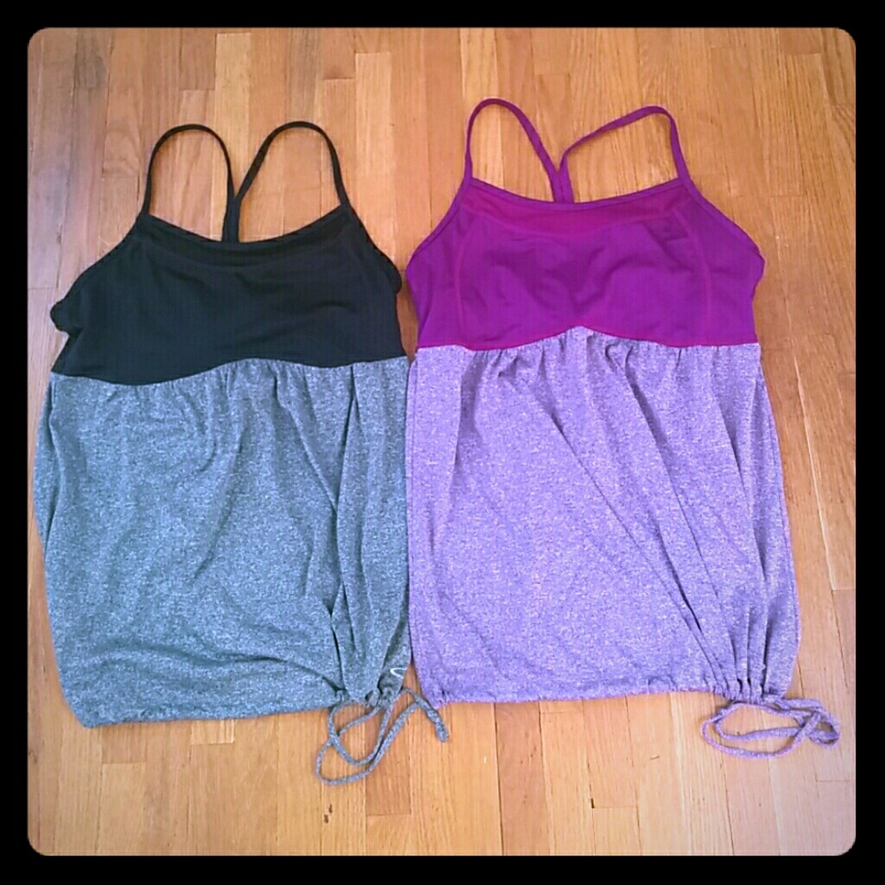 2 Champion Racer Back Tanks Tops Medium