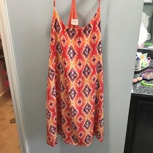 Printed slip dress