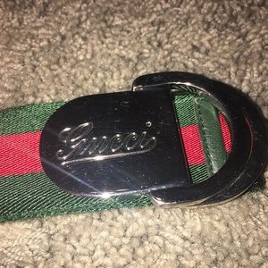 Gucci belt red/green