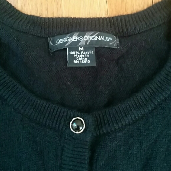 BLACK CARDIGAN SIZE MEDIUM - Picture 4 of 4