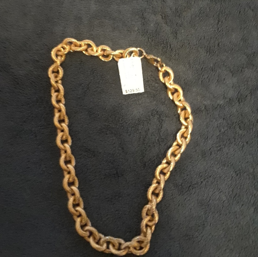 Gold plated necklace