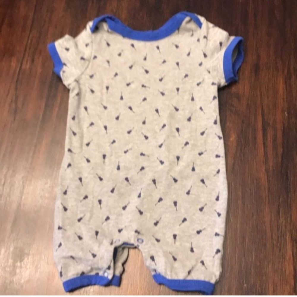 EGG by Susan Lazar Baby boy short sleeve one piece