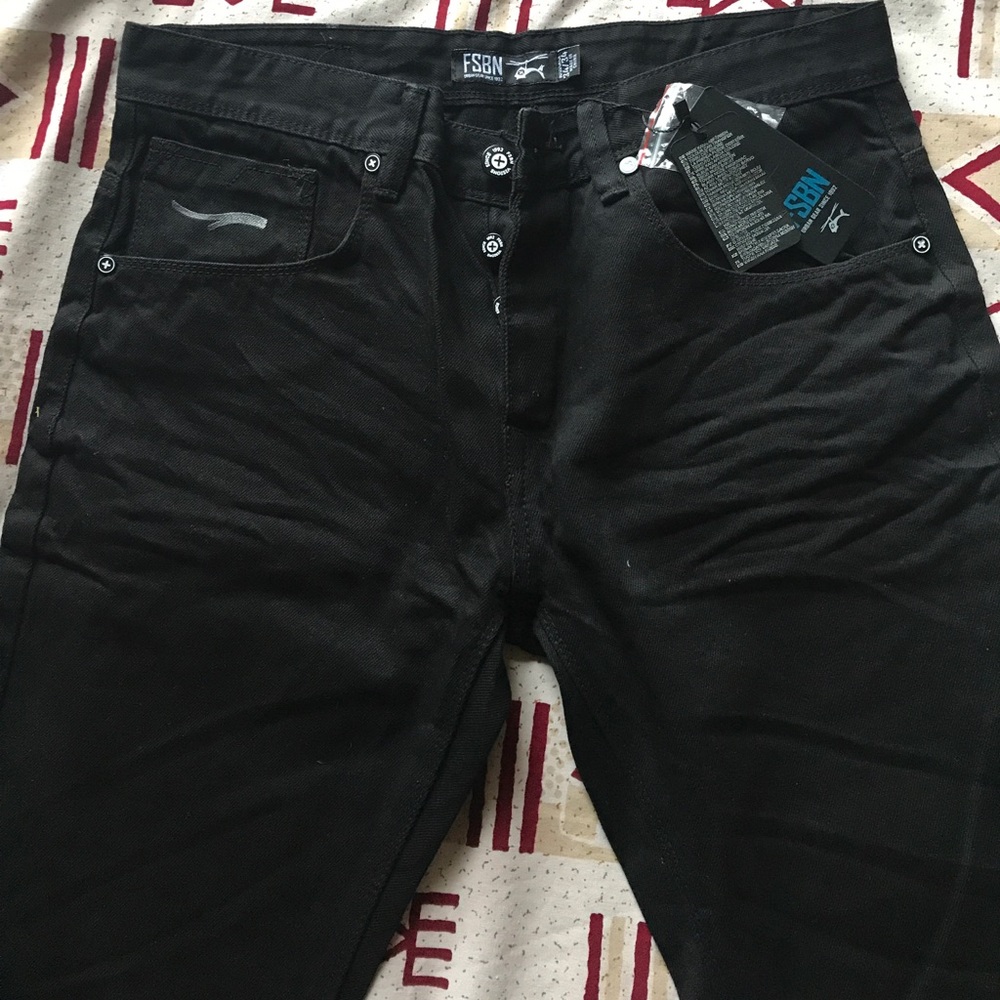 FSBN Black Slim Jeans