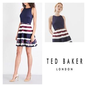 New w/ Tags Annalie Rowing Stripe A-Line Dress