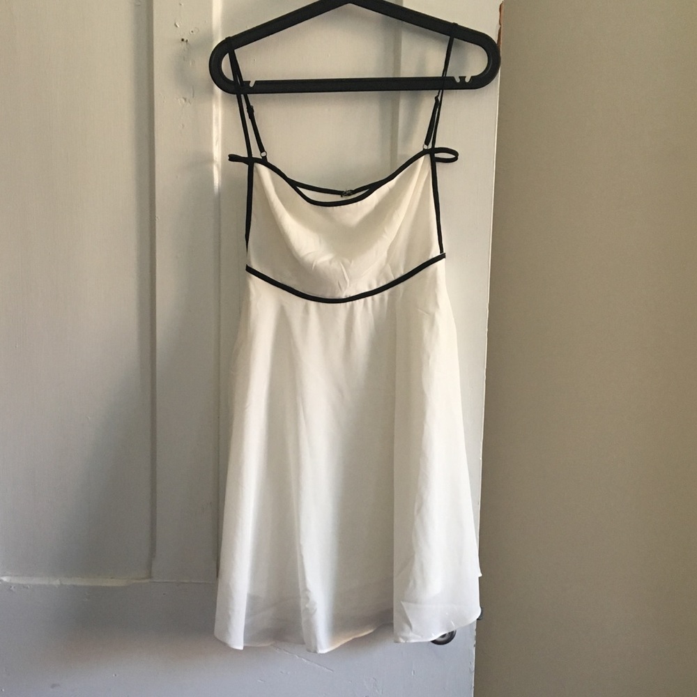 White mini dress