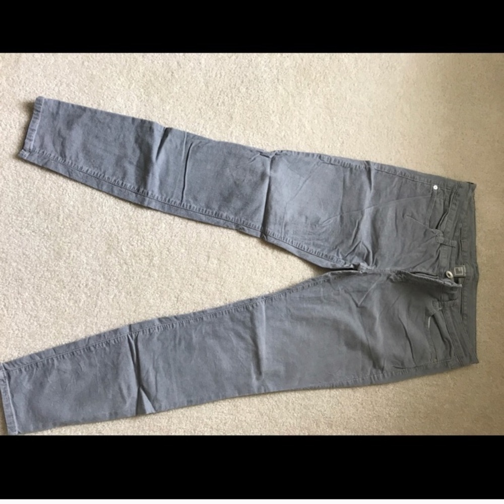 Grey corduroy skinny jeans size 30
