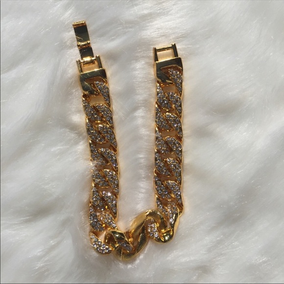 ⬇️ new unisex men women's gold filled bracelet - Picture 5 of 8