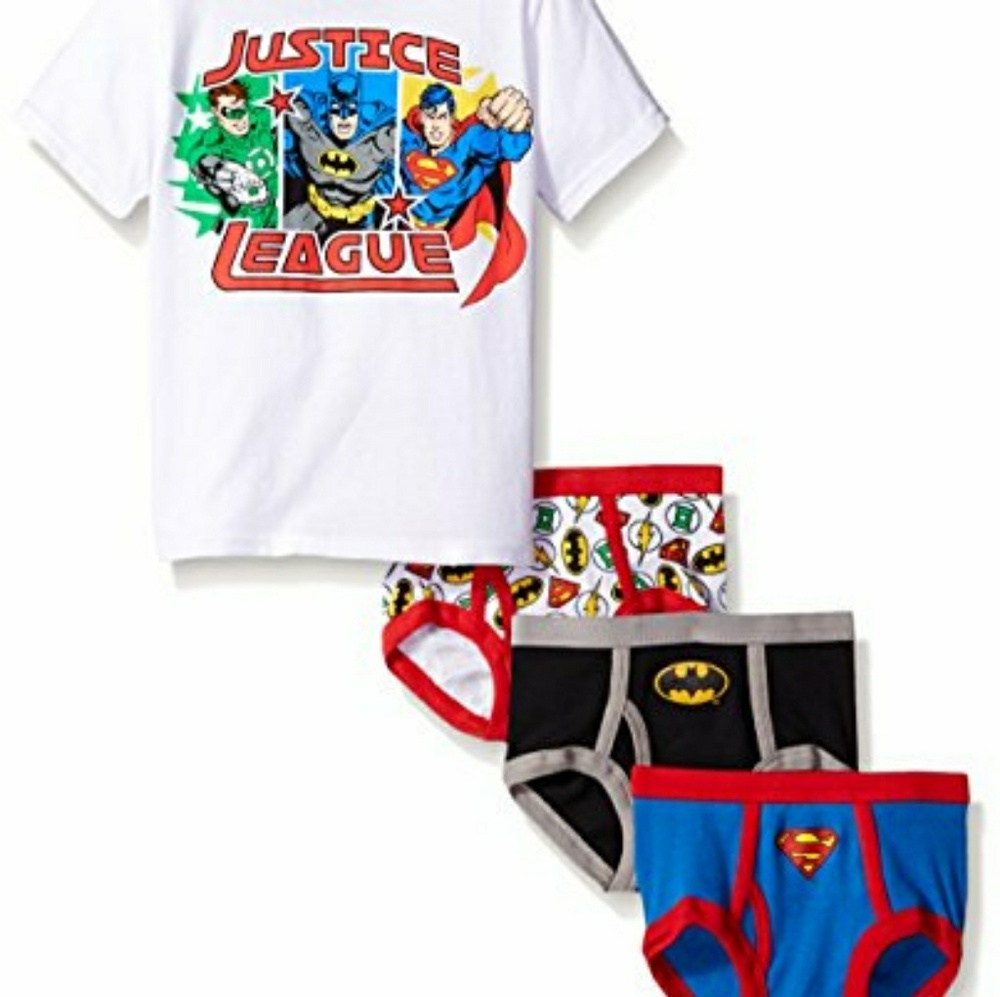 Justice league 4pc underwear set