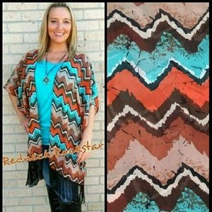 Chevron kimono