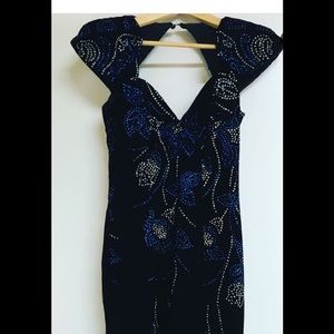 Beautiful vintage holiday or special event dress