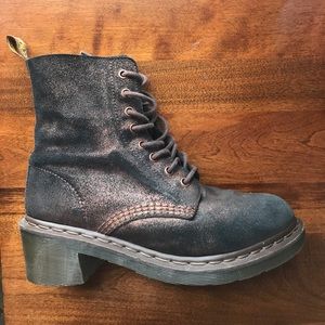 DOC MARTEN METALLIC COPPER BOOTS