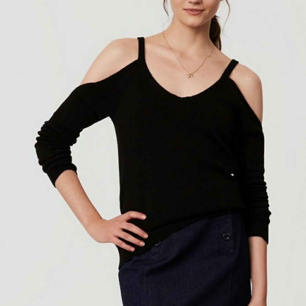 Loft Cold Shoulder Sweater NWT