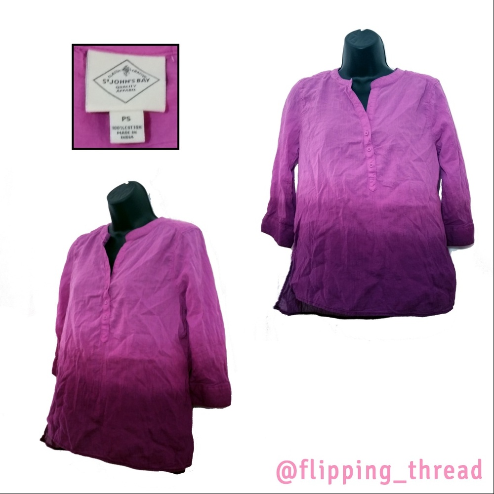 St. John’s Bay 100% Cotton Tunic Shirt - PS