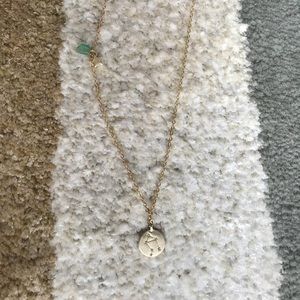 Libra astrology sign necklace