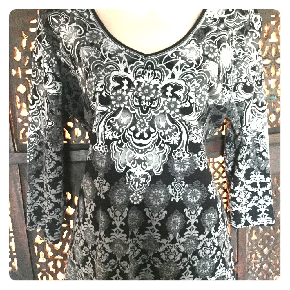 👚Vanilla Sugar Bohemian Print Top