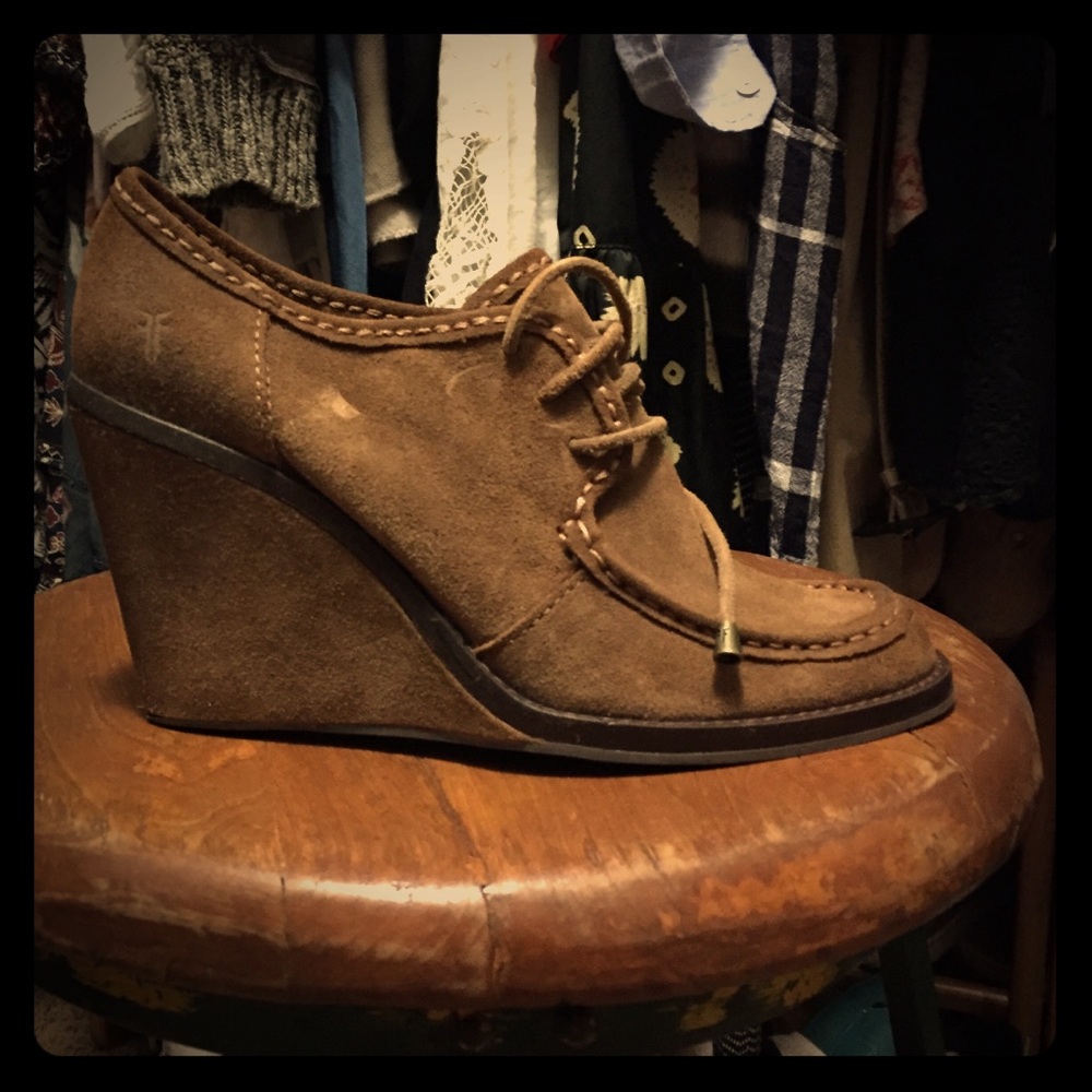 Frye suede bootie