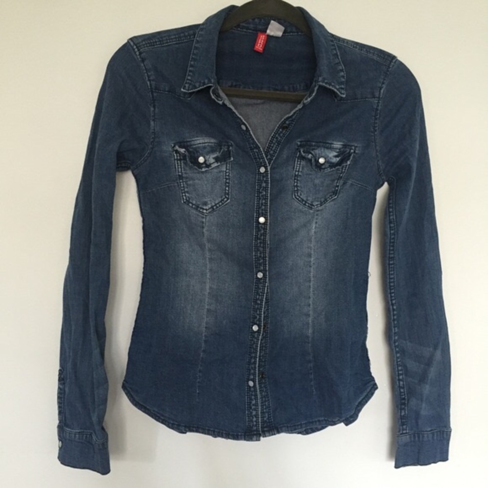 H&M denim shirt