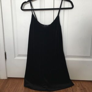 Black velvet brandy Melville dress