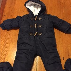 Children's Place Snowsuit 12-18 months Navy Blue