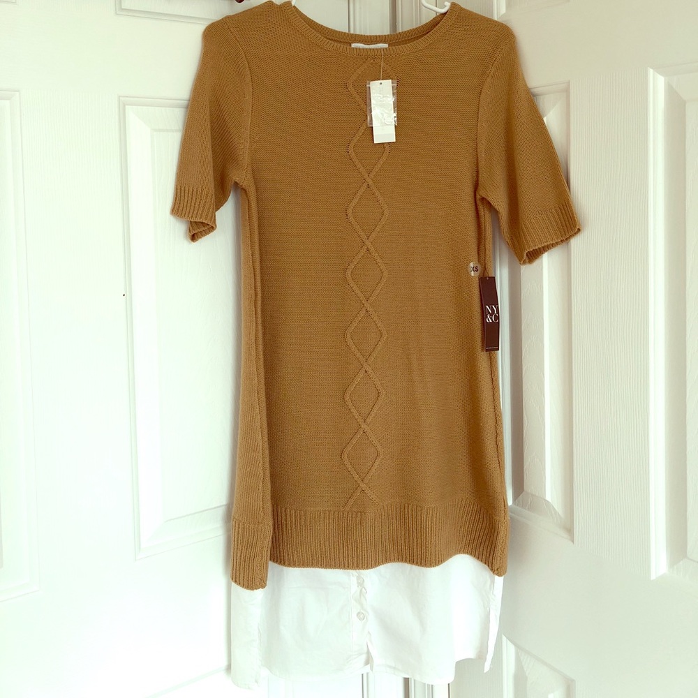 Brand New NY&CO sweater dress. NWT. Size XS.