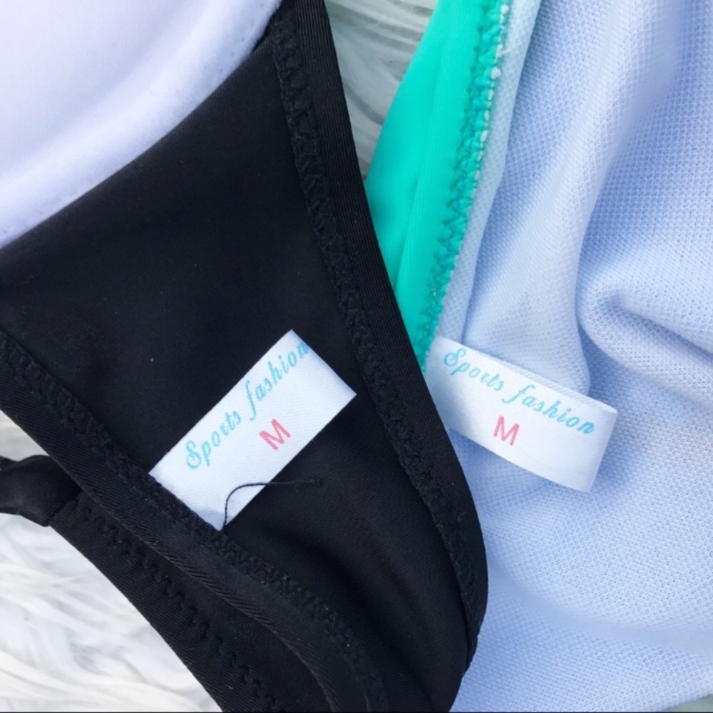 Color Block Push Up Bikini - image 4