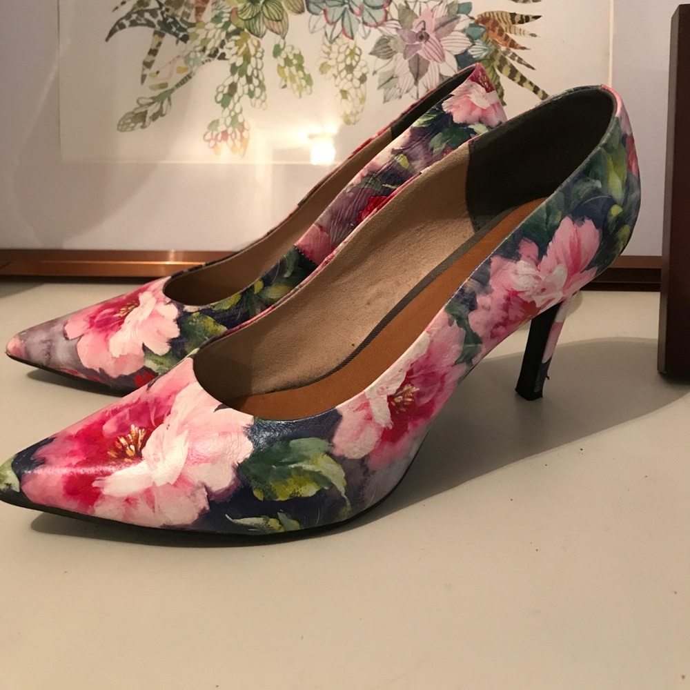Seychelles Floral Heels