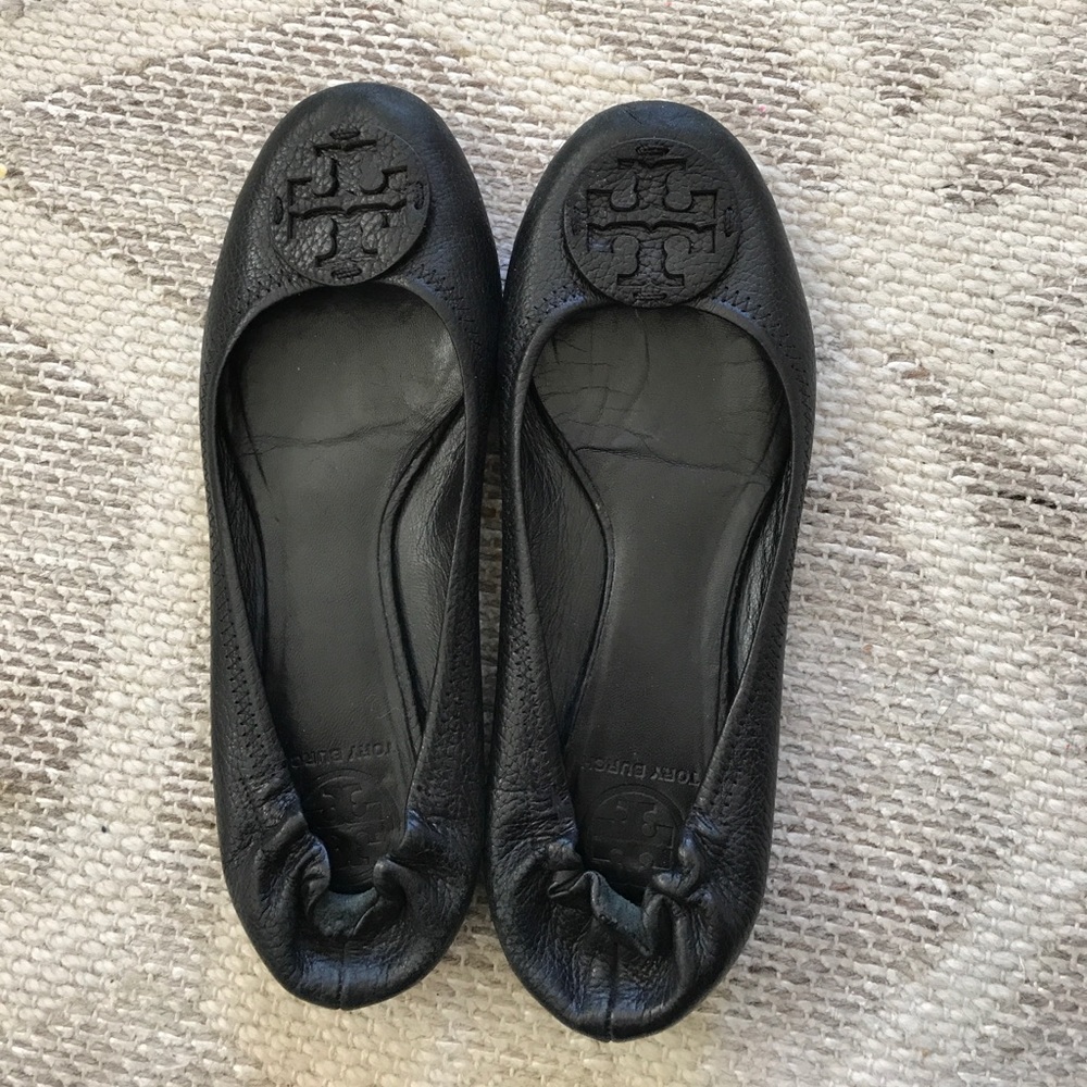 Tory Burch Reva - Pebbled Black