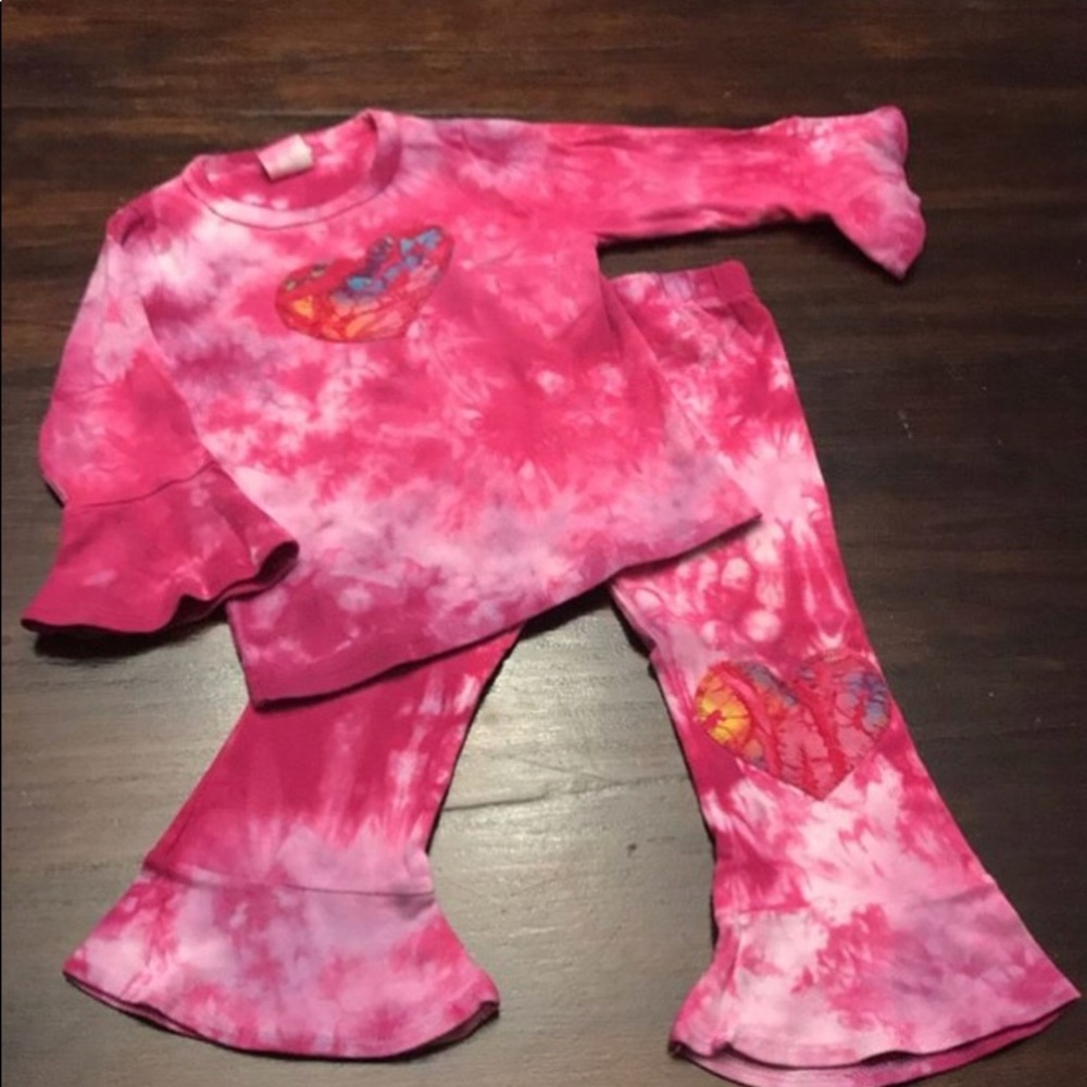 Baby Girl 2 Piece tie-dye