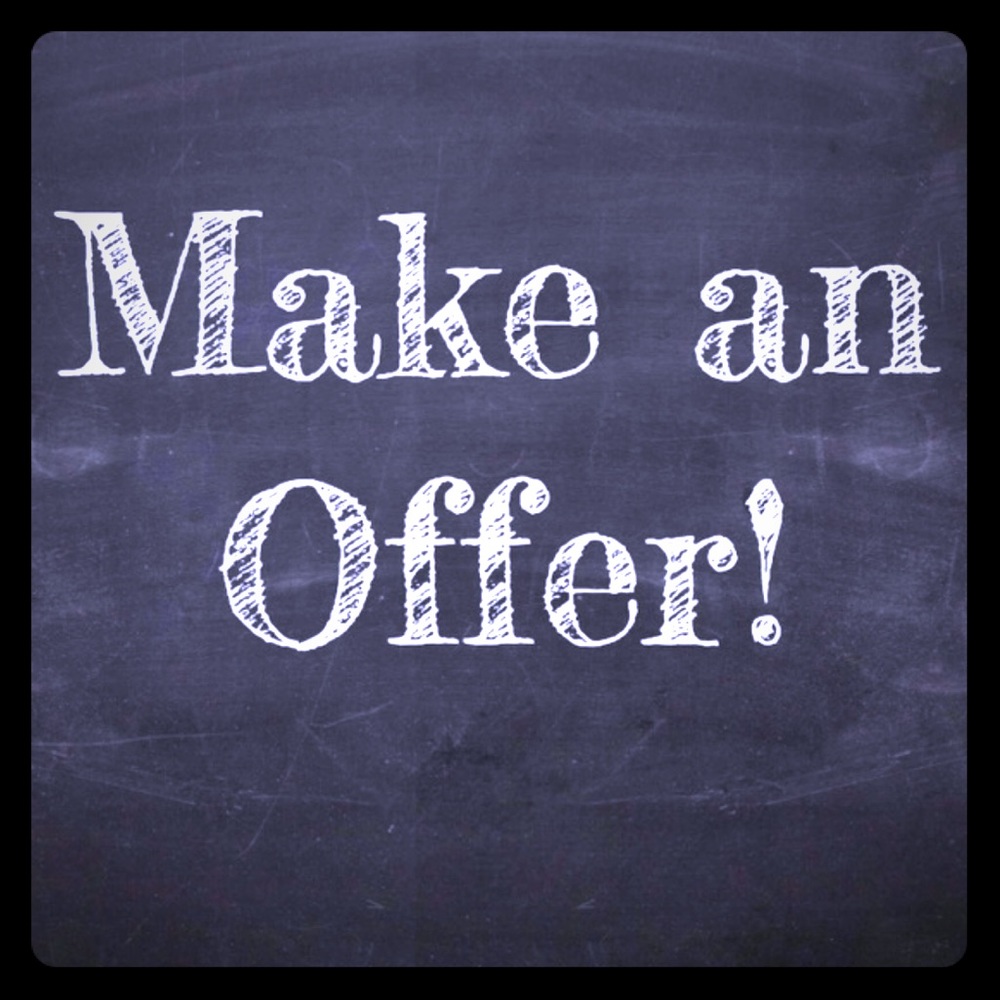 I accept reasonable offers!