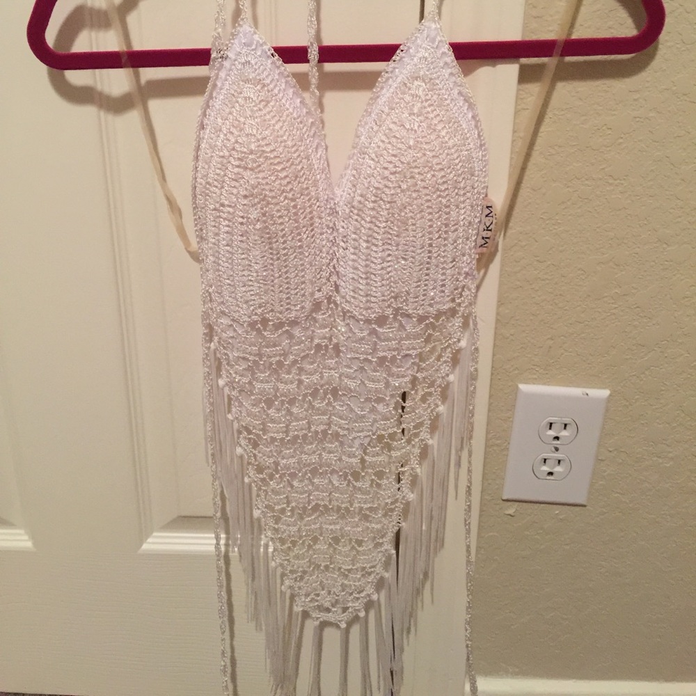 Tie back knitted blouse