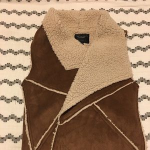 Faux sheep vest