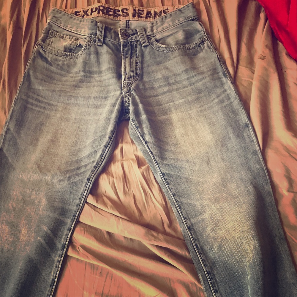 Express boot cut jeans