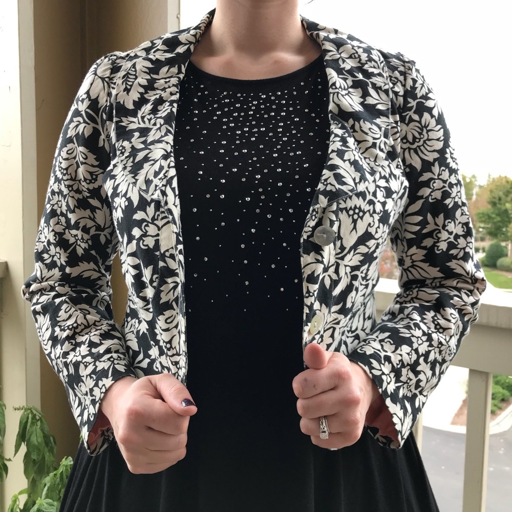 Rustic Wallpaper by Noa Noa Floral Blazer