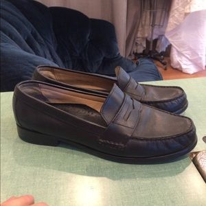 Leather cole haan penny loafer