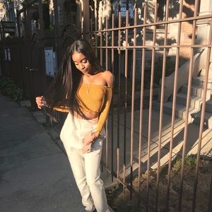 Crop top long sleeve