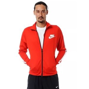 Nike Jacket Red White Tracksuit Jacket Sweater